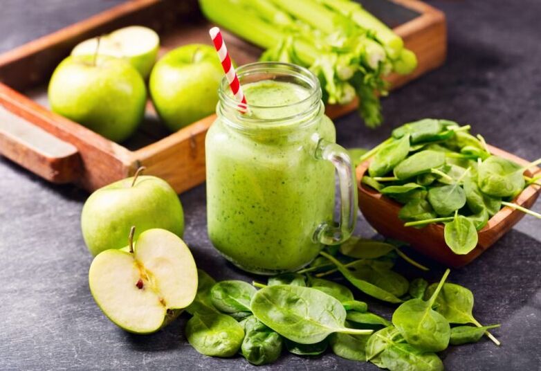 smoothie with spinach and apple for weight loss